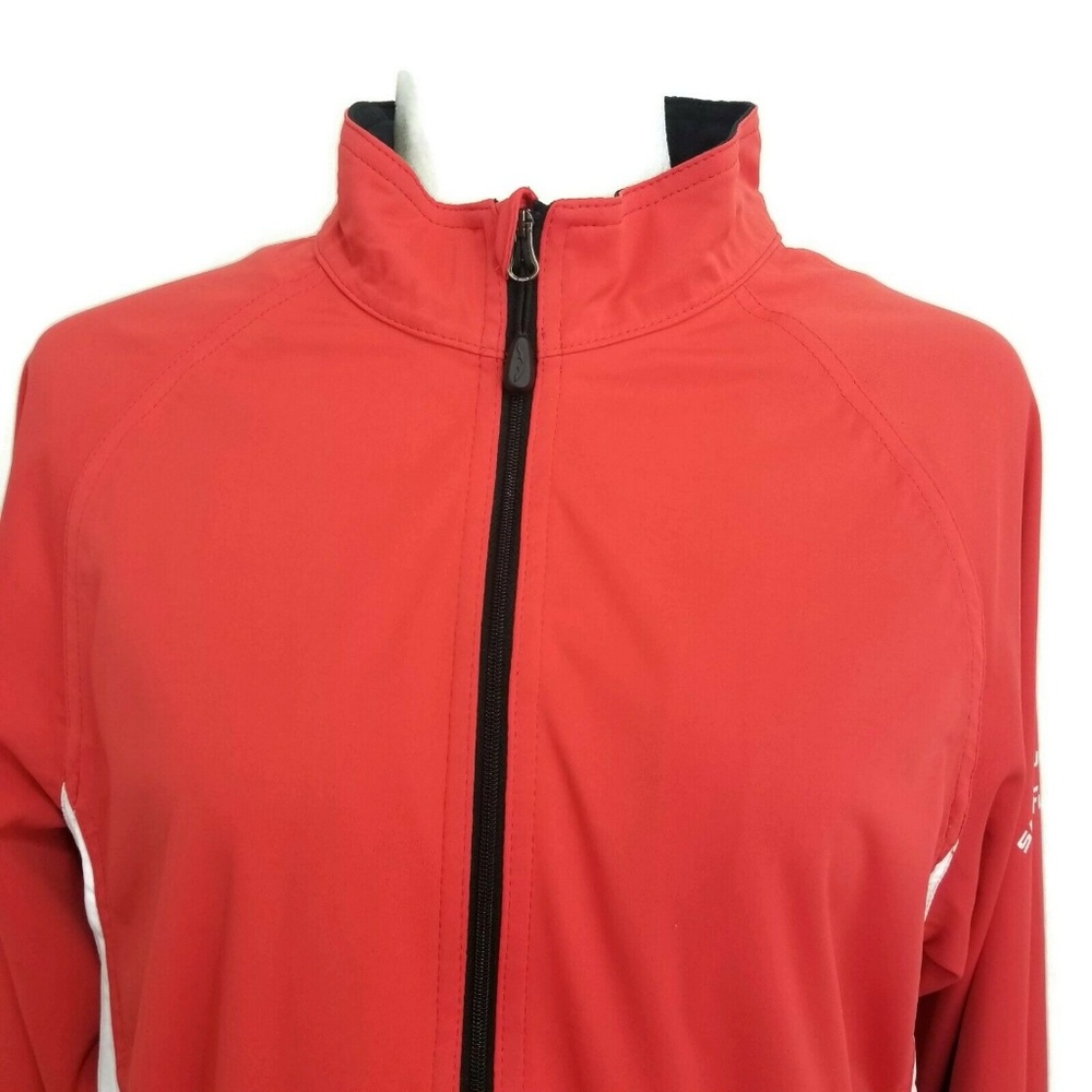 Sun Mountain Rainflex M Jacket Red White Nwot - image 3